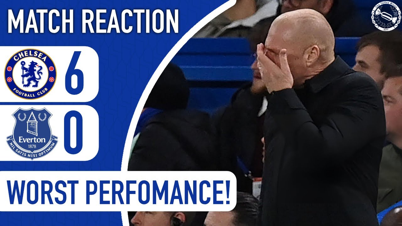 ONE OF THE WORST GAMES I’VE SEEN! | CHELSEA 6-0 EVERTON | MATCH REACTION