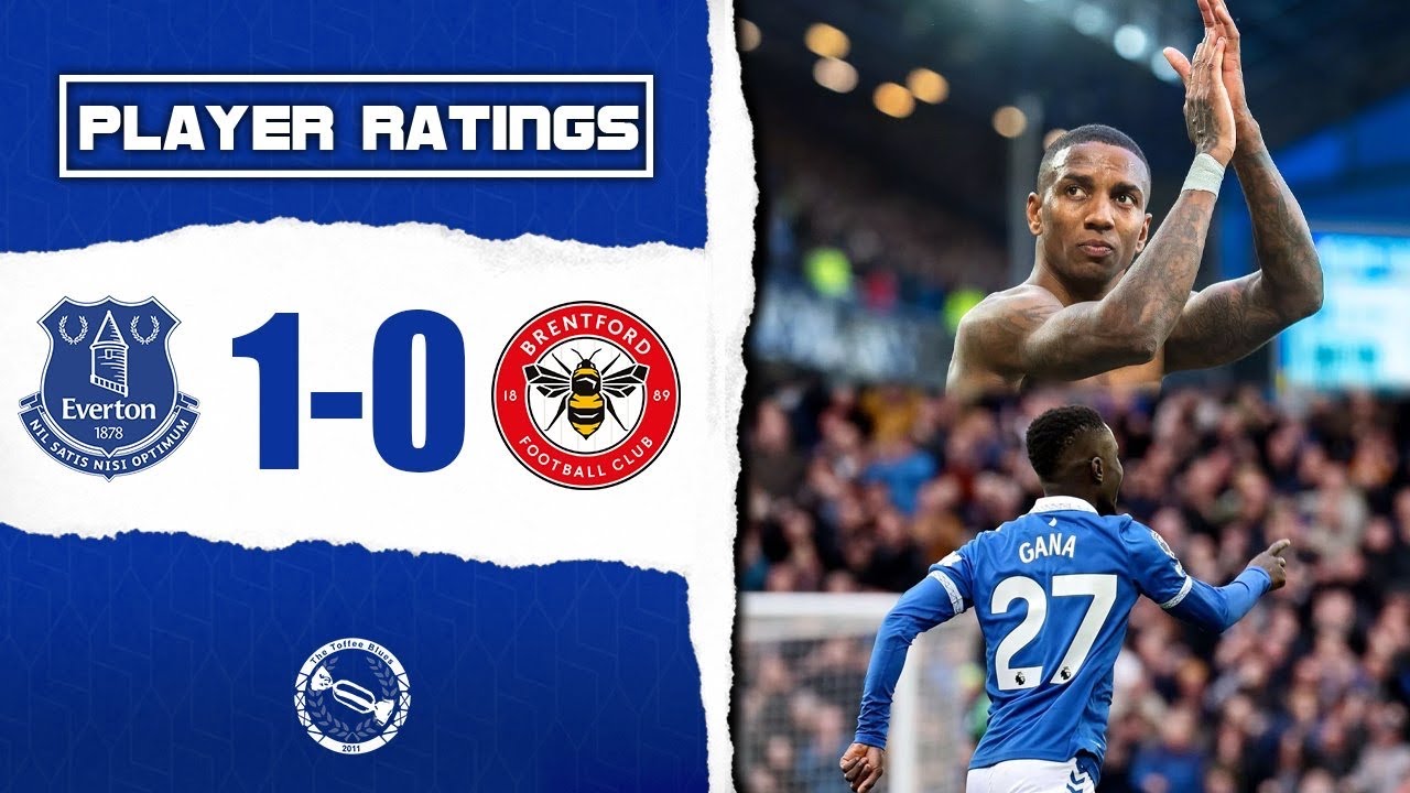 MAN OF THE MATCH WEEK FOR GUEYE! YOUNG PUT A GOOD SHIFT IN! | Everton 1-0 Brentford | Player Ratings