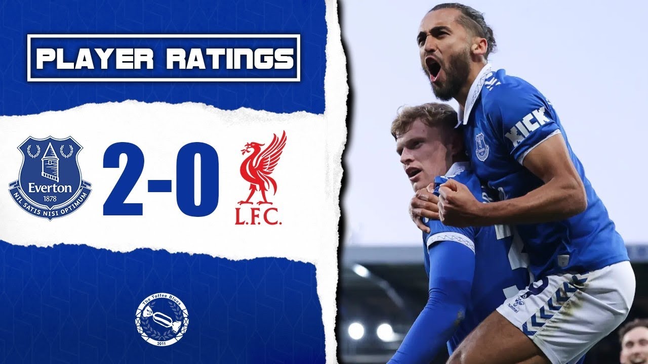 CALVERT-LEWIN BULLIED VAN DIJK! BRANTHWAITE AMAZING! | EVERTON 2-0 LIVERPOOL | PLAYER RATINGS