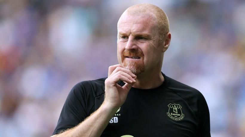 Everton Manager, Sean Dyche after defeat