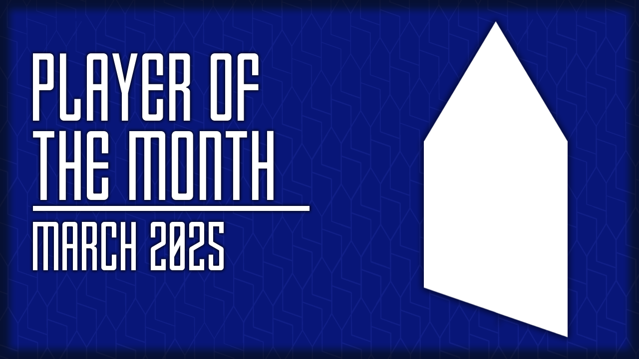 Toffee Blues Player of the Month March 2025