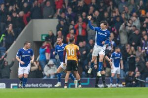 Metcalfe’s first senior goal! Armstrong in relegation dogfight!