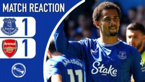 NDIAYE IS BACK! | EVERTON 1-1 ARSENAL | MATCH REACTION