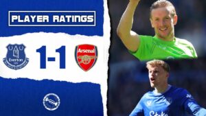 Pickford’s Incredible Save! Branthwaite The Best! | Everton 1-1 Arsenal | Player Ratings