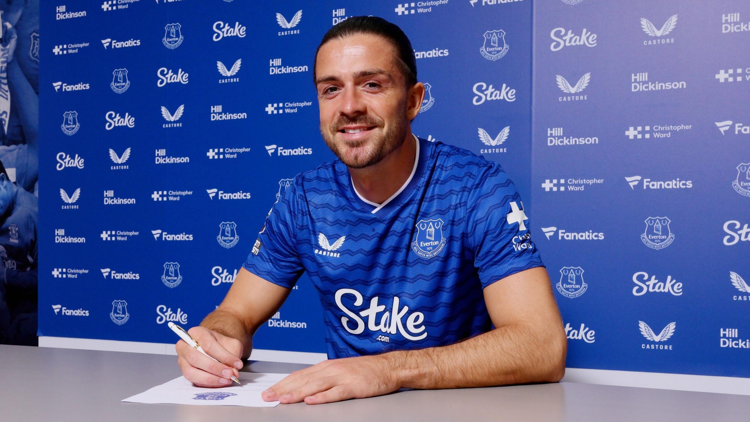 Everton Sign Jack Grealish