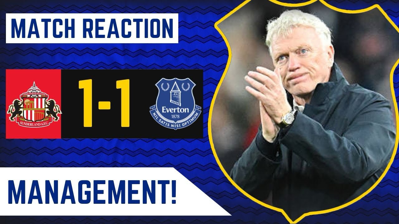 POOR MANAGEMENT! | SUNDERLAND 1-1 EVERTON | MATCH REACTION