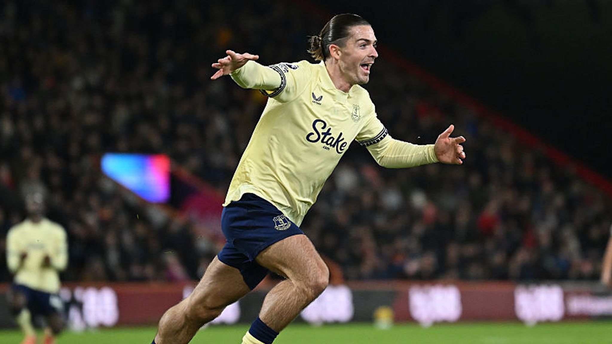 Grealish Celebrates - Bournemouth 0-1 Everton