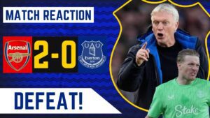 TOUGH DEFEAT! PICKFORD ERROR?! | ARSENAL 2-0 EVERTON | MATCH REACTION