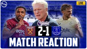 PATHETIC PERFORMANCE! | WEST HAM 2-1 EVERTON | MATCH REACTION LIVE