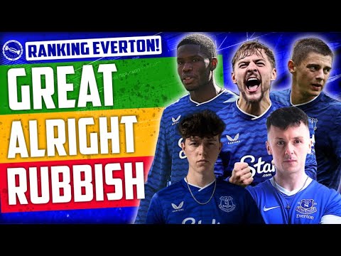RANKING EVERTON PLAYERS THIS SEASON – 25/26 w/ @ProducerCai