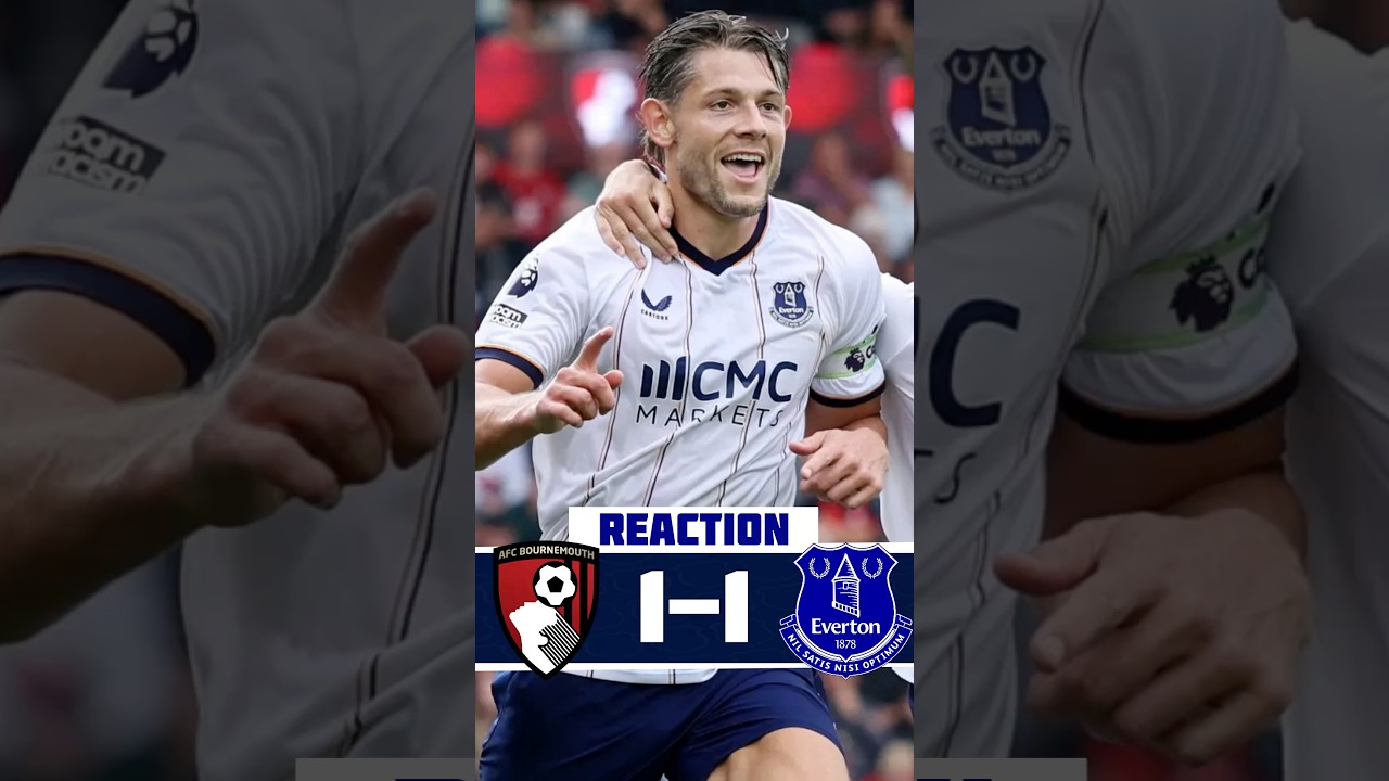 😮💨TARKOWSKI SAVES DEFEAT! | Bournemouth 1-1 Everton – Reaction
